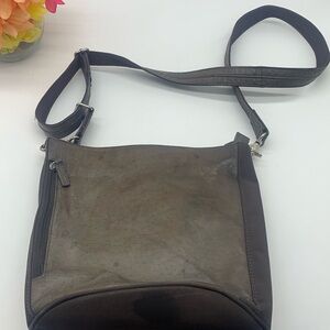 Gun Tote'n Mammas Brown Leather Bag with Holster MCB6836K